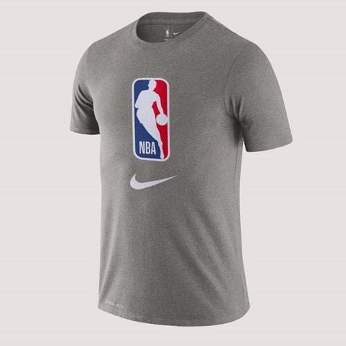 Nike Nba M NK Dri Fit Erkek Tshirt AT0515-063 - Gri - M