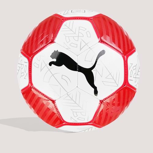 Puma Prestige Futbol Topu 5 Nu. 084585 02 - Beyaz-Kırmızı - 5 NUMARA