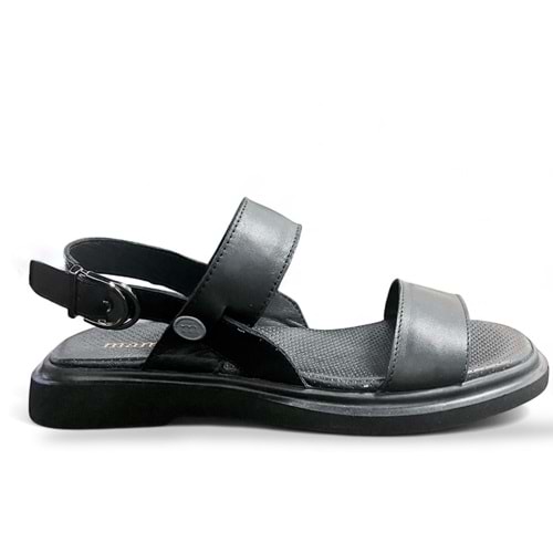 Kadın Deri Sandalet D25YS-5020 LX - Siyah - 36