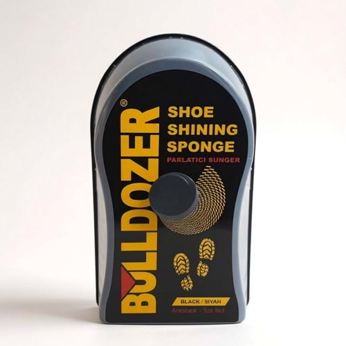 Bullozer Antistatik Parlatıcı Sünger - Siyah - STANDART