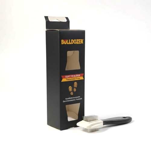 Bulldozer Süet ve Nubuk Temizleyici Fırça