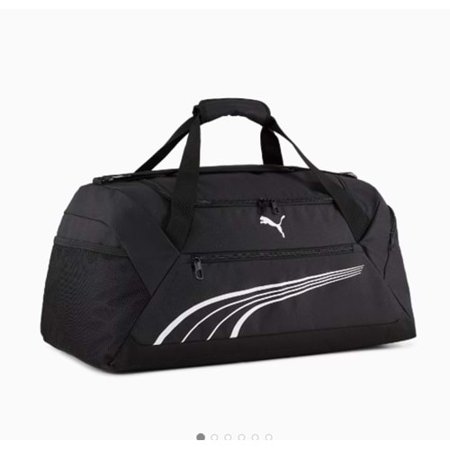 Puma Fundamental 091189 01 Spor Çantası - Siyah-Beyaz - STANDART