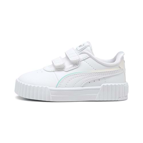 Puma Carina 3.0 Holo 2.0 V Çocuk Spor Ayakkabı 402283 01 - Beyaz - 22