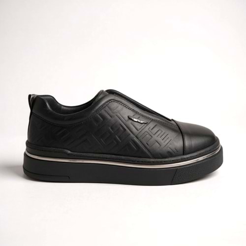 Erkek Deri Casual Ayakkabı 26907 - Siyah - 40