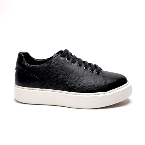 Erkek Deri Comfort Casual Ayakkabı L4247 - Siyah - 44