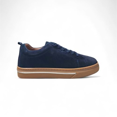 Premium Erkek Nubuk Deri Casual Ayakkabı L6785 - Lacivert - 41