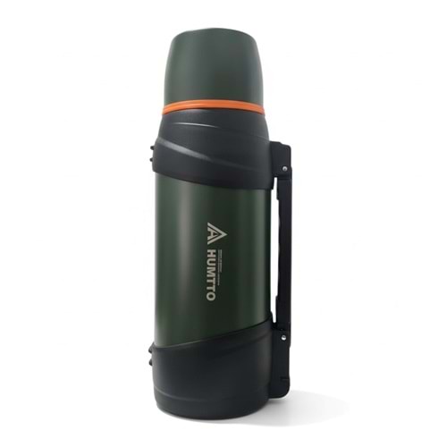 Humtto Travel Pot Paslanmaz Çelik 1600 ML Termos HB202417 - Haki - 1600ML