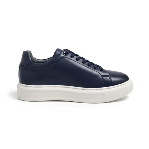 Erkek Deri Comfort Casual Ayakkabı L-18661 - Lacivert - 42