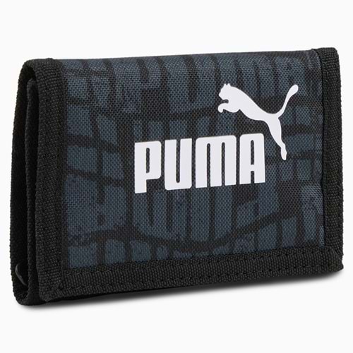 Puma Phase AOP Grafik Desenli Cüzdan 054758 17 - Siyah - STANDART