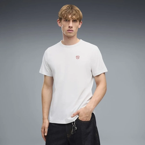 Puma Ess Elevated Erkek Tshirt 692054 61 - Beyaz - L