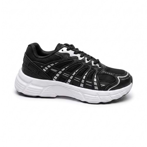 M.P Unisex Spor Ayakkabı 262-7061 - Siyah-Beyaz - 40