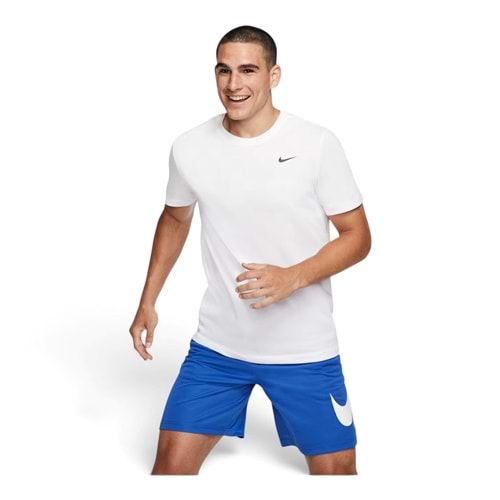 Nike Erkek Fitness Tshirt AR6029-100 - Beyaz - L