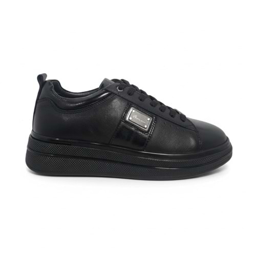 Erkek Deri Premium Casual Ayakkabı 24152 - Siyah - 40