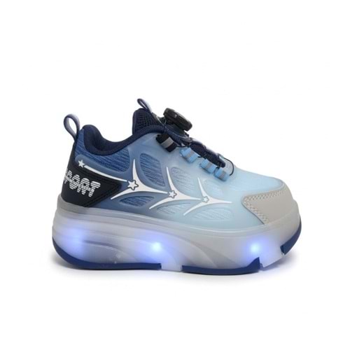 Marco Kids Fast Patenli Çocuk Spor Ayakkabı 26Y1801 - Mavi - 31
