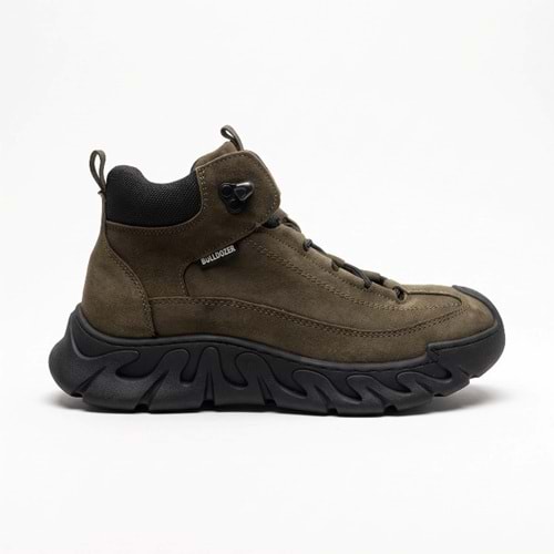 Erkek Deri Comfort Bot 230003 - Haki - 40