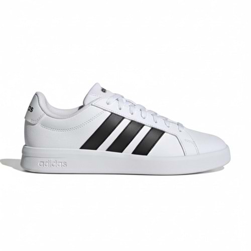 Adidas Grand Court Base 3.0 Erkek Spor Ayakkabı JR4613 - Beyaz-Siyah - 40