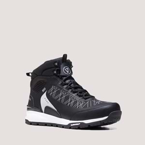 Vaneda 1335 V-Mich Alpin Pro Mid Erkek Waterproof Bot - Siyah-Beyaz - 43