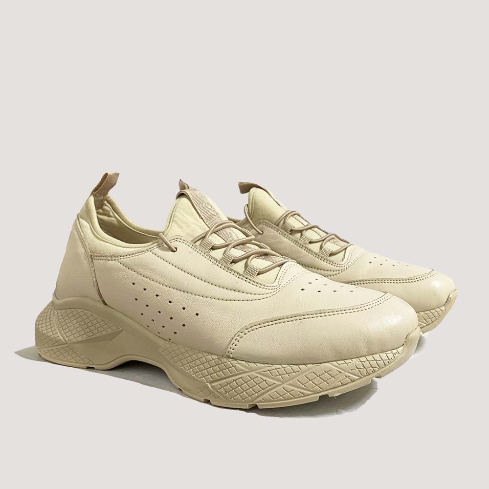 Venüs 2216603Y Airflow Kadın Deri Günlük Ayakkabı - Bej - 39