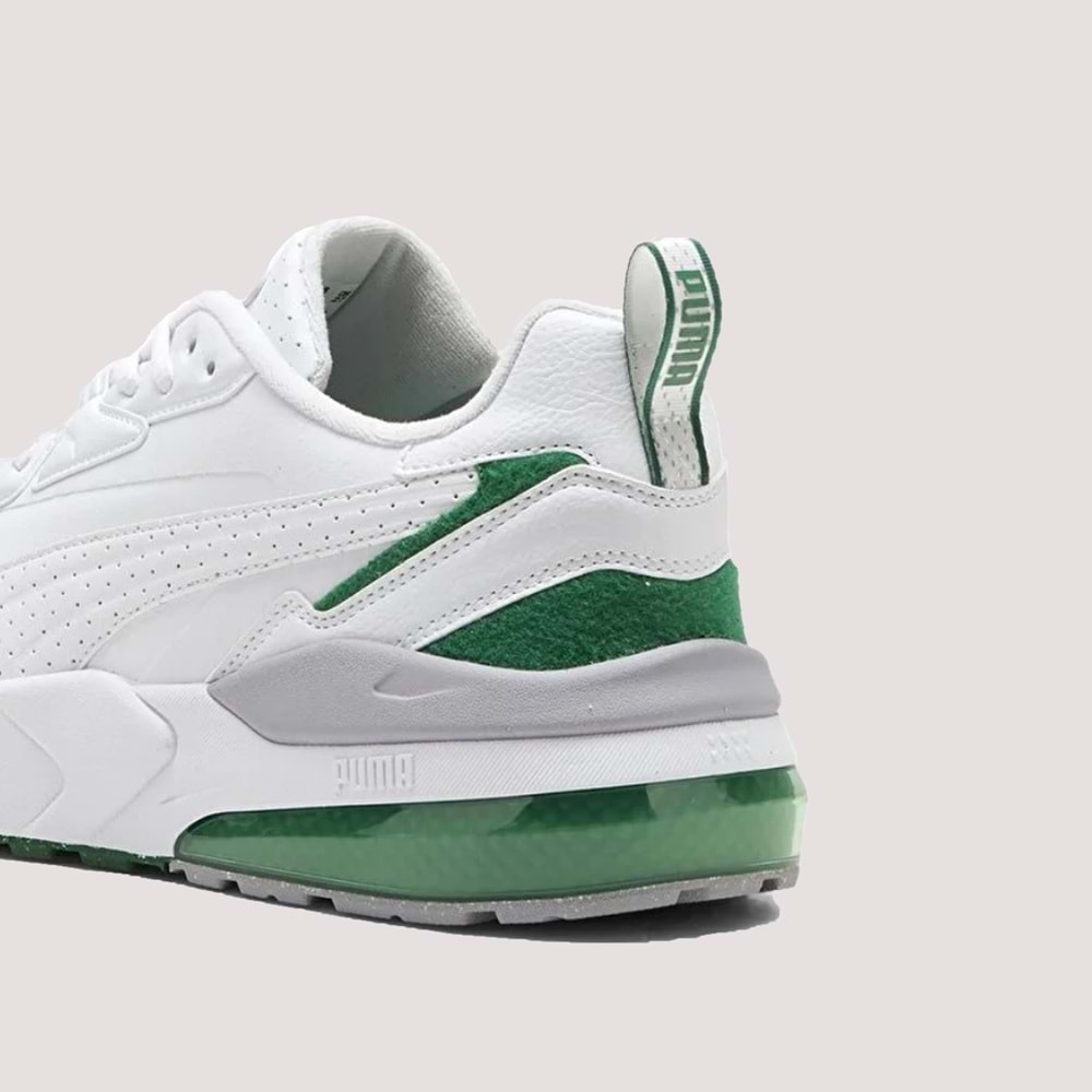 Puma Visk2 Better Erkek Spor Ayakkabı - Beyaz-Yeşil - 41