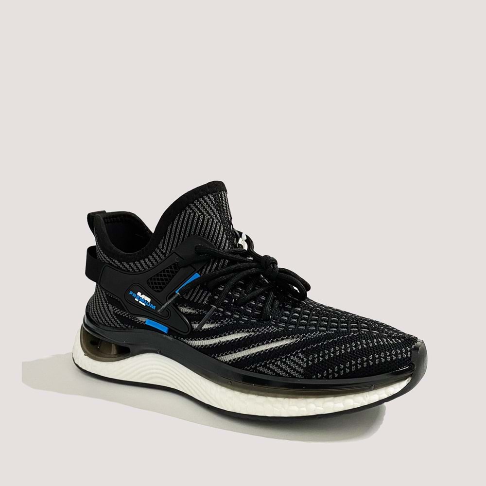 M.P Premium 1660 Erkek Spor Ayakkabı - Siyah - 44