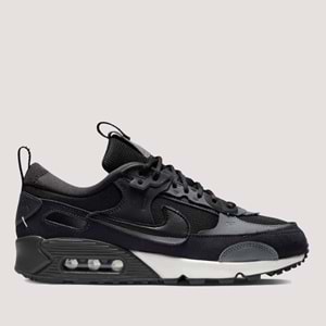 Nike W Air Max 90 Futura Kadın Ayakkabı - Siyah-Beyaz - 38