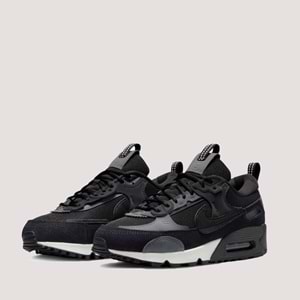 Nike W Air Max 90 Futura Kadın Ayakkabı - Siyah-Beyaz - 39