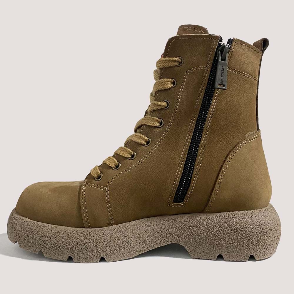 Kadın Floter Deri Bot 250501 - Vizon - 39