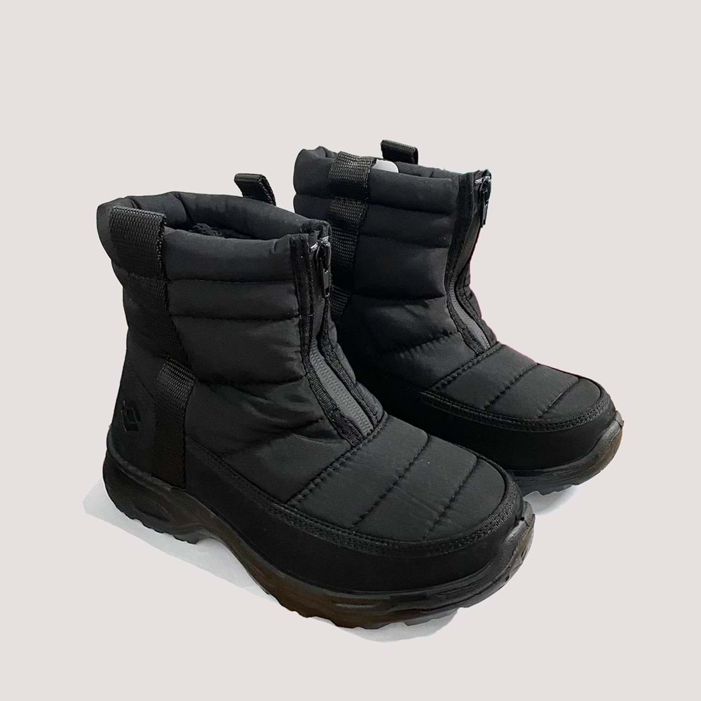 Z7448 Unisex Waterproof Fermuarlı Bot - Siyah - 40