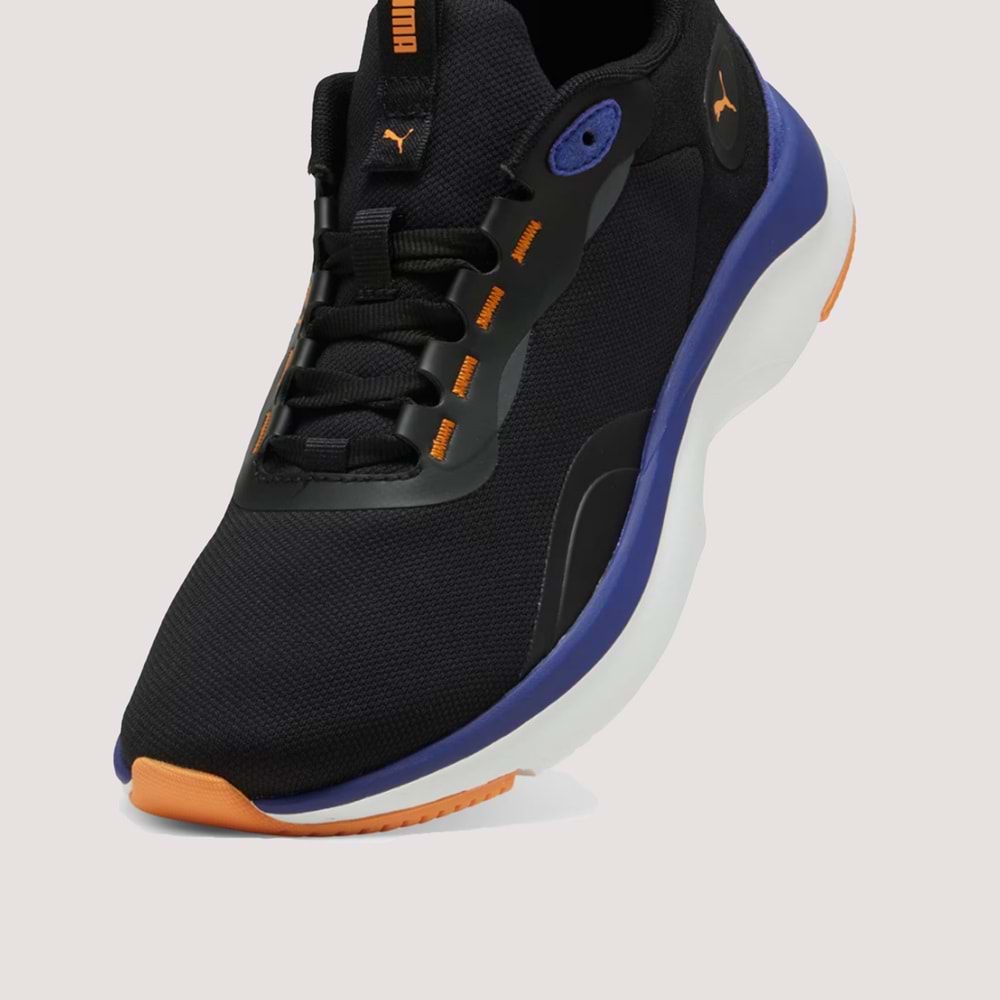Softride Orla Unisex Sneakers Ayakkabı 397673 01 - Siyah-Mavi - 38,5