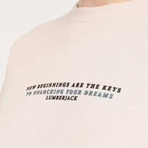 Kadın Larina Kadın Tshirt 16CK97 - Bej - S