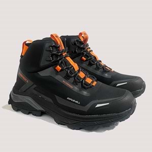 Erkek Racer Hi 4PR Waterproof Bot - Siyah-Turuncu - 45