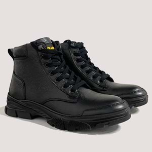 Erkek Deri Bot 240038 - Siyah - 40