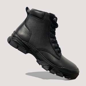 Erkek Deri Bot 240038 - Siyah - 40