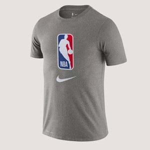 Nike Nba M NK Dri Fit Erkek Tshirt AT0515-063 - Gri - L