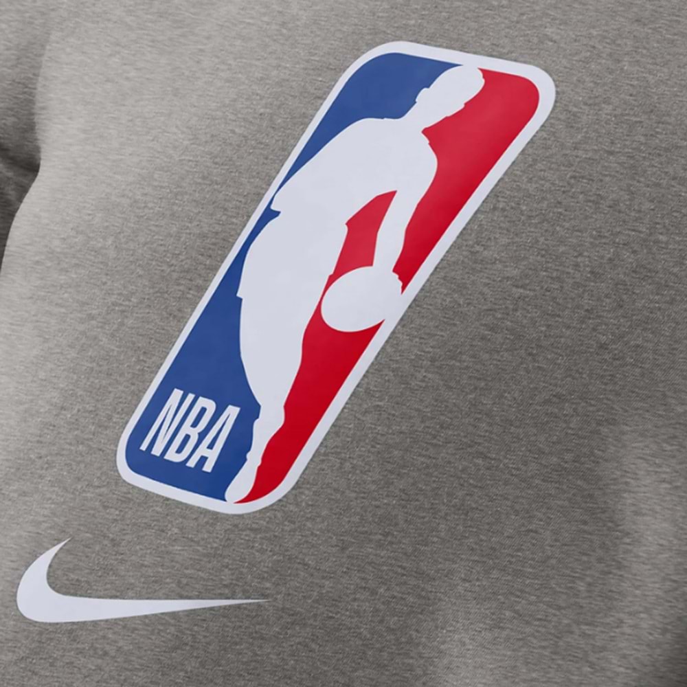 Nike Nba M NK Dri Fit Erkek Tshirt AT0515-063 - Gri - S