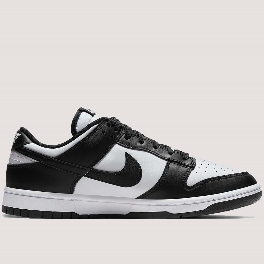 Nike Dunk Low Retro Erkek Sneakers DD1391-100 - Siyah-Beyaz - 44