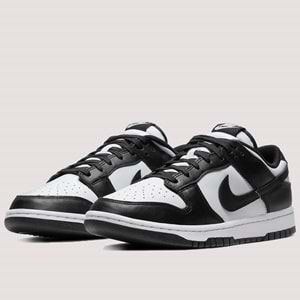 Nike Dunk Low Retro Erkek Sneakers DD1391-100 - Siyah-Beyaz - 44