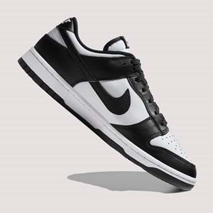 Nike Dunk Low Retro Erkek Sneakers DD1391-100 - Siyah-Beyaz - 44