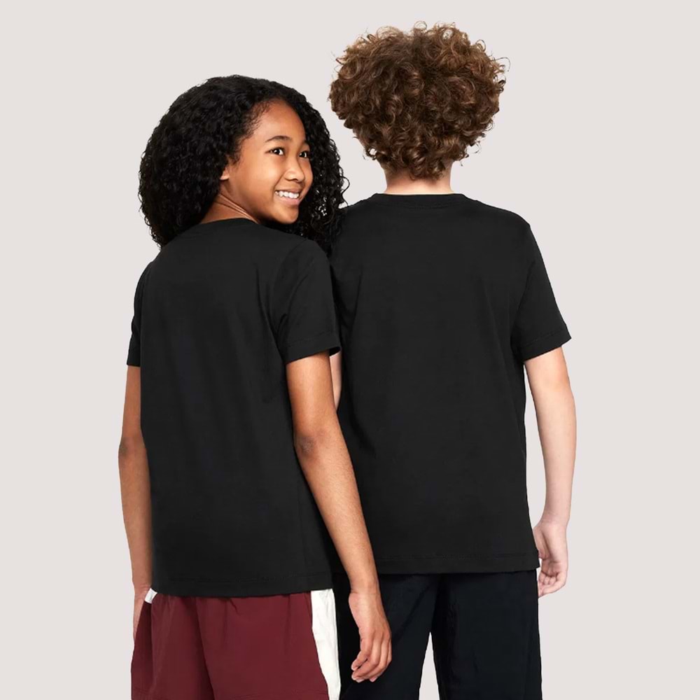 Nike Sportswear Çocuk Siyah T-Shirt FZ5125-010 - Siyah - S