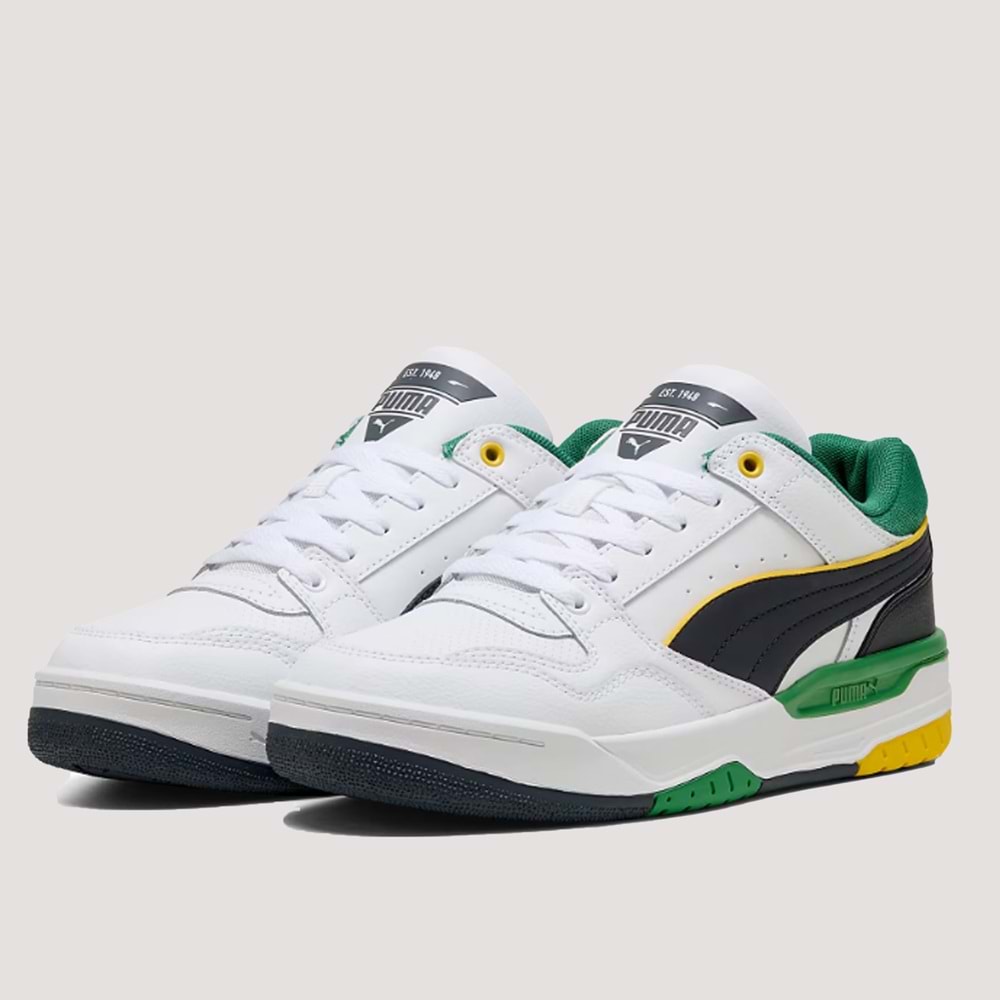 Puma Rebound Retro 400197 07 - Beyaz-Yeşil - 42,5