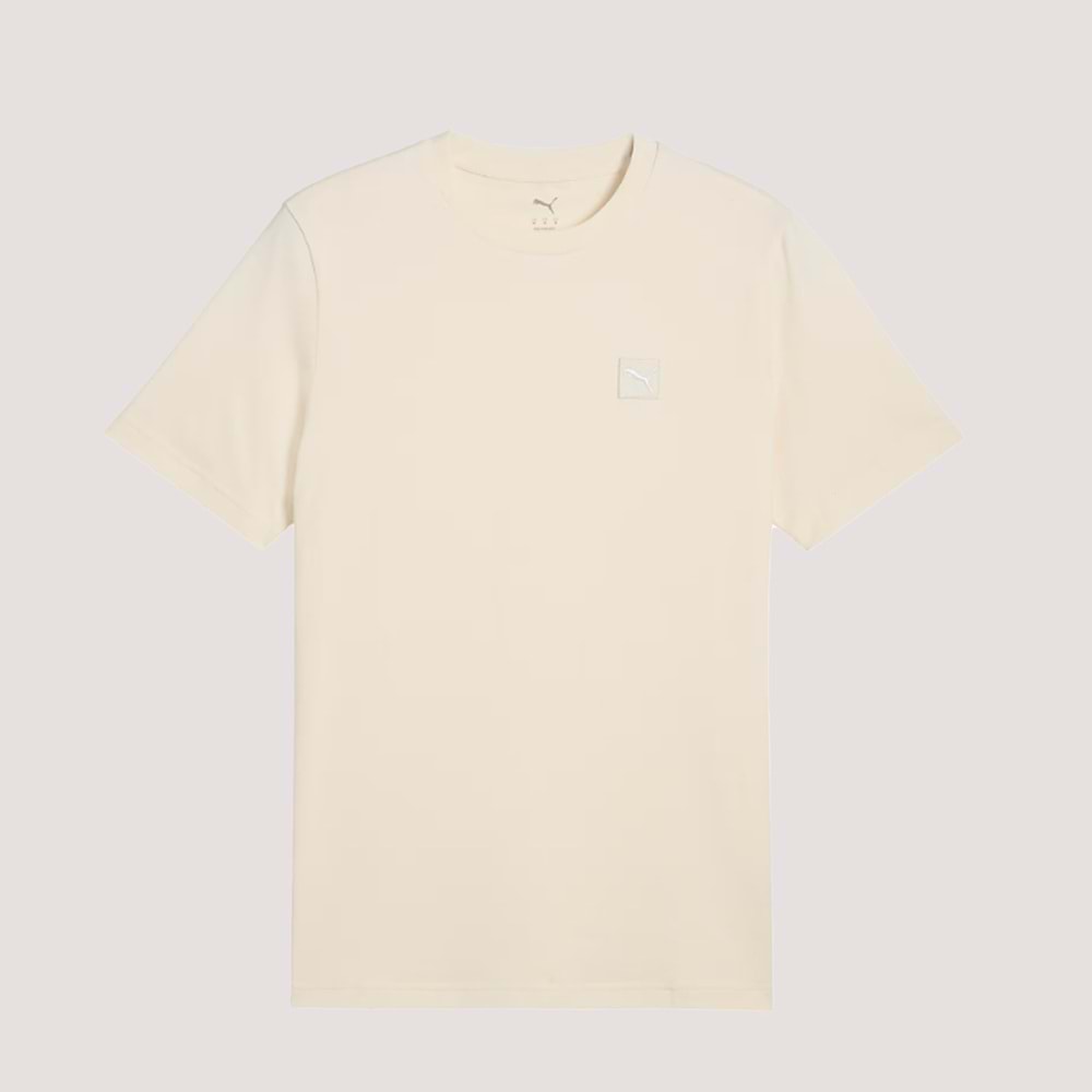 Puma Ess Elevated Tee Erkek Tshirt 690893 99 - Beyaz - L
