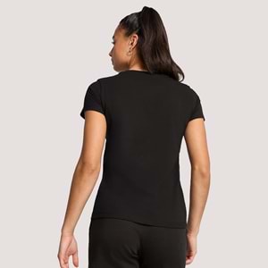 Puma Ess Elevated Tee Unisex Tshirt 690894 01 - Siyah - XS