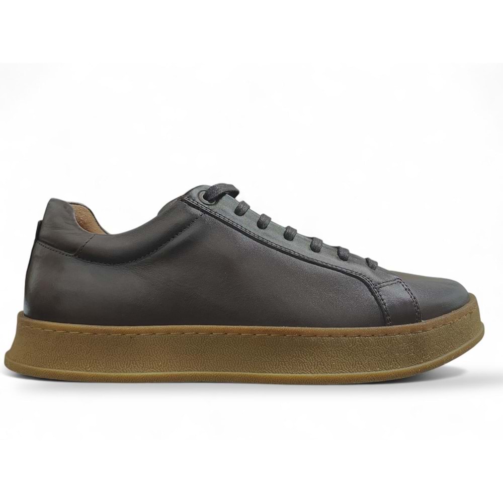 Erkek Deri Casual Ayakkabı C15057 - Kahve - 41