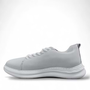 Erkek Deri Günlük Comfort Ayakkabı 251114 - Gri - 44