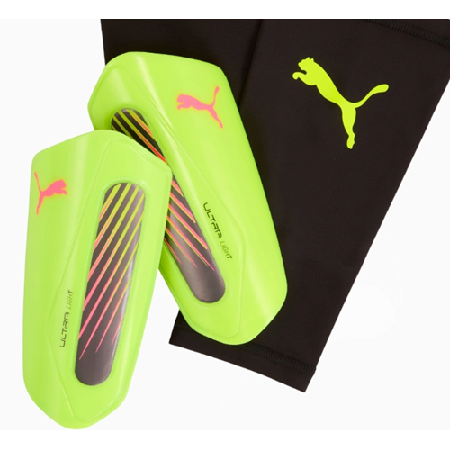 Puma Ultra Light Strap Futbol Tekmeliği 03099202 - Sarı - M