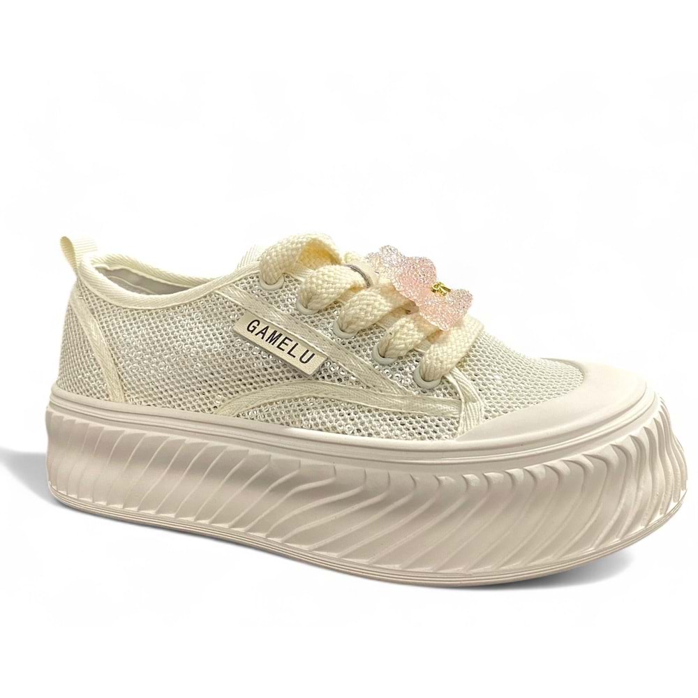 Kadın Elegant 25YZ Kadın Sneaker - Beyaz - 40