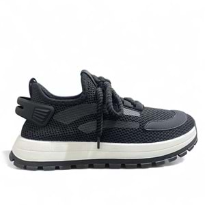 Erkek Nepal 25 YM Günlük Ayakkabı - Siyah-Beyaz - 40