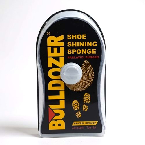 Bullozer Antistatik Parlatıcı Sünger - Natural - STANDART