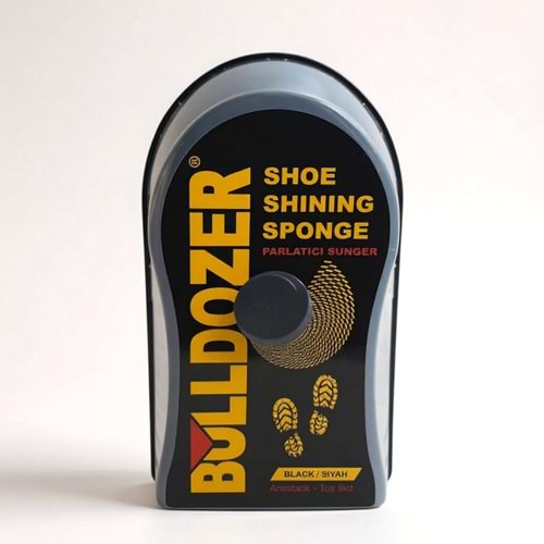 Bullozer Antistatik Parlatıcı Sünger - Siyah - STANDART