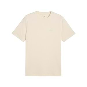 Puma Ess Elevated Tee 684726 99 Erkek Tişört - Bej - XL
